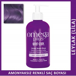 Omega Plus Bad Girl Leylak (Lila) Amonyaksız Renkli Saç Boyası 250ML